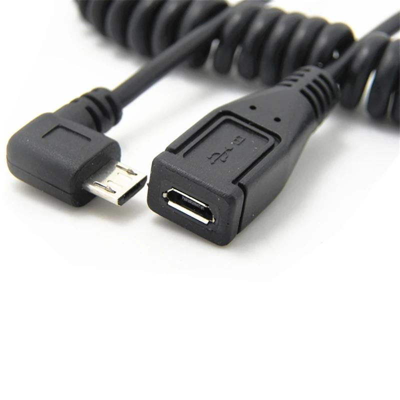

Кабель-удлинитель Micro USB, штекер-гнездо, под прямым углом 90 градусов, 1 шт.