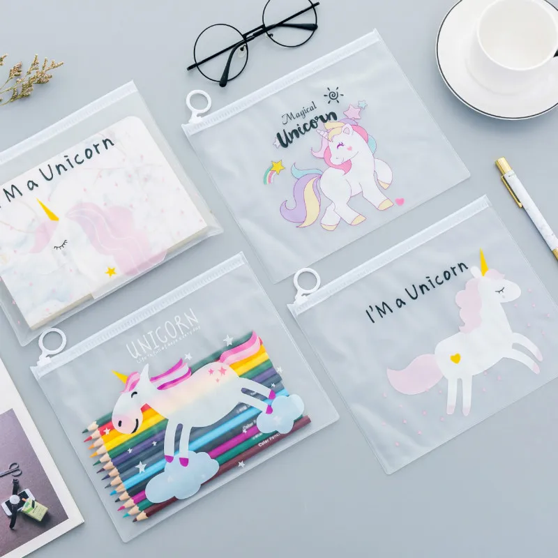 23 шт. Единорог ПВХ мешок с застежкой молнией baby shower вечерние подарочные
