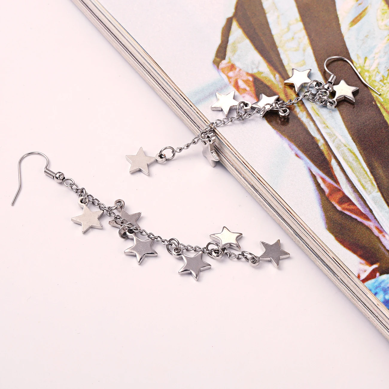 Корейские серьги модные длинные из нержавеющей стали | Украшения и аксессуары