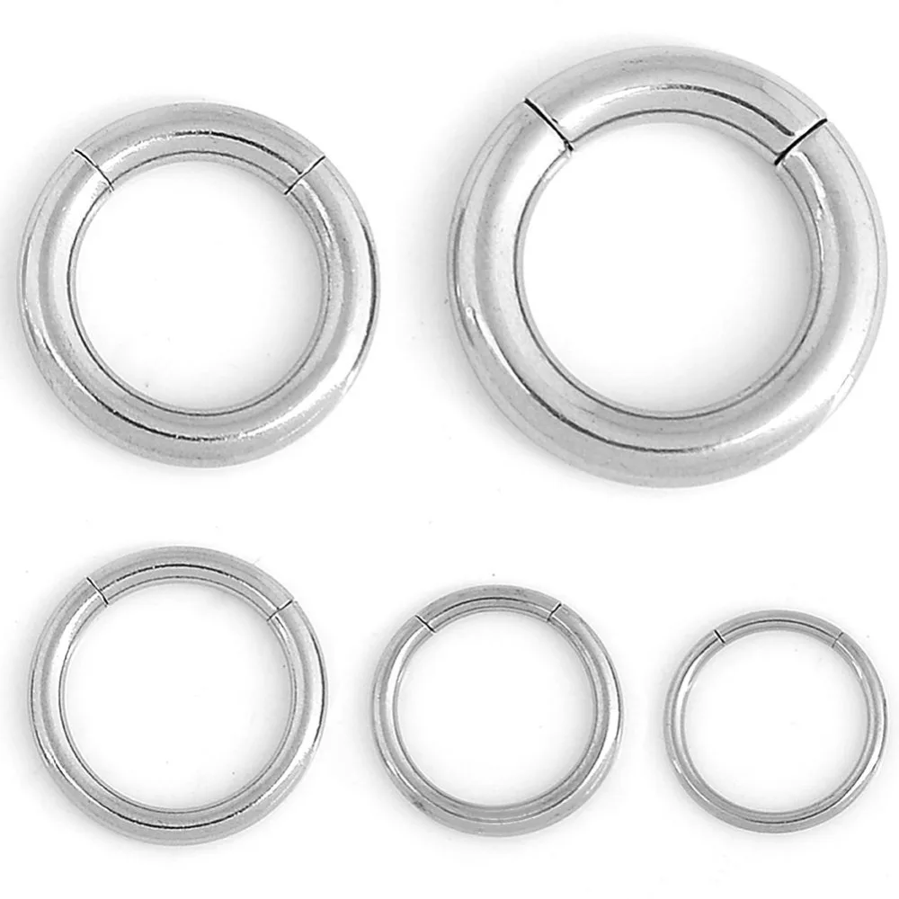 Модные Сегмент губ нос сосок бровь кольцо шпильки нержавеющая сталь пирсинг