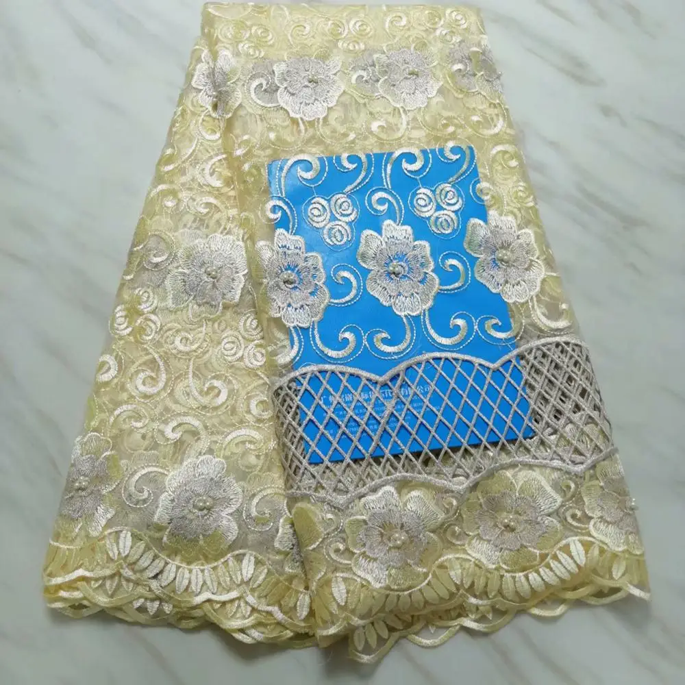 NEW High Quality Swiss Voile Laces Switzerland Cotton African Dry Lace Fabric with Stone Nigerian 5yards White | Дом и сад