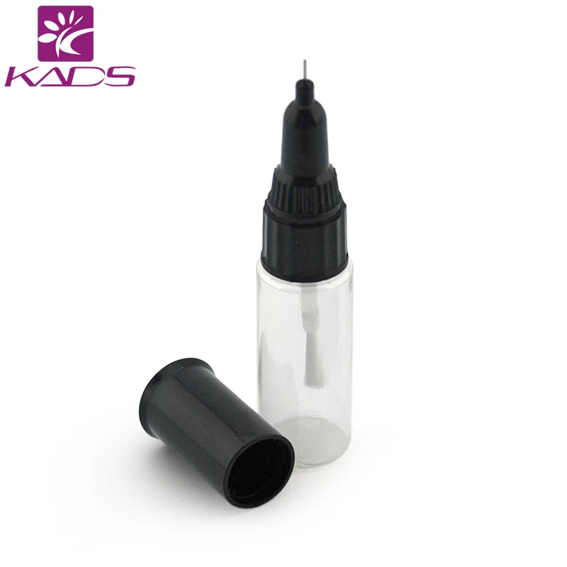 KADS Оптовая 200 шт./компл. Прозрачная Пластиковая Пустой Nail Art Польский Бутылки С