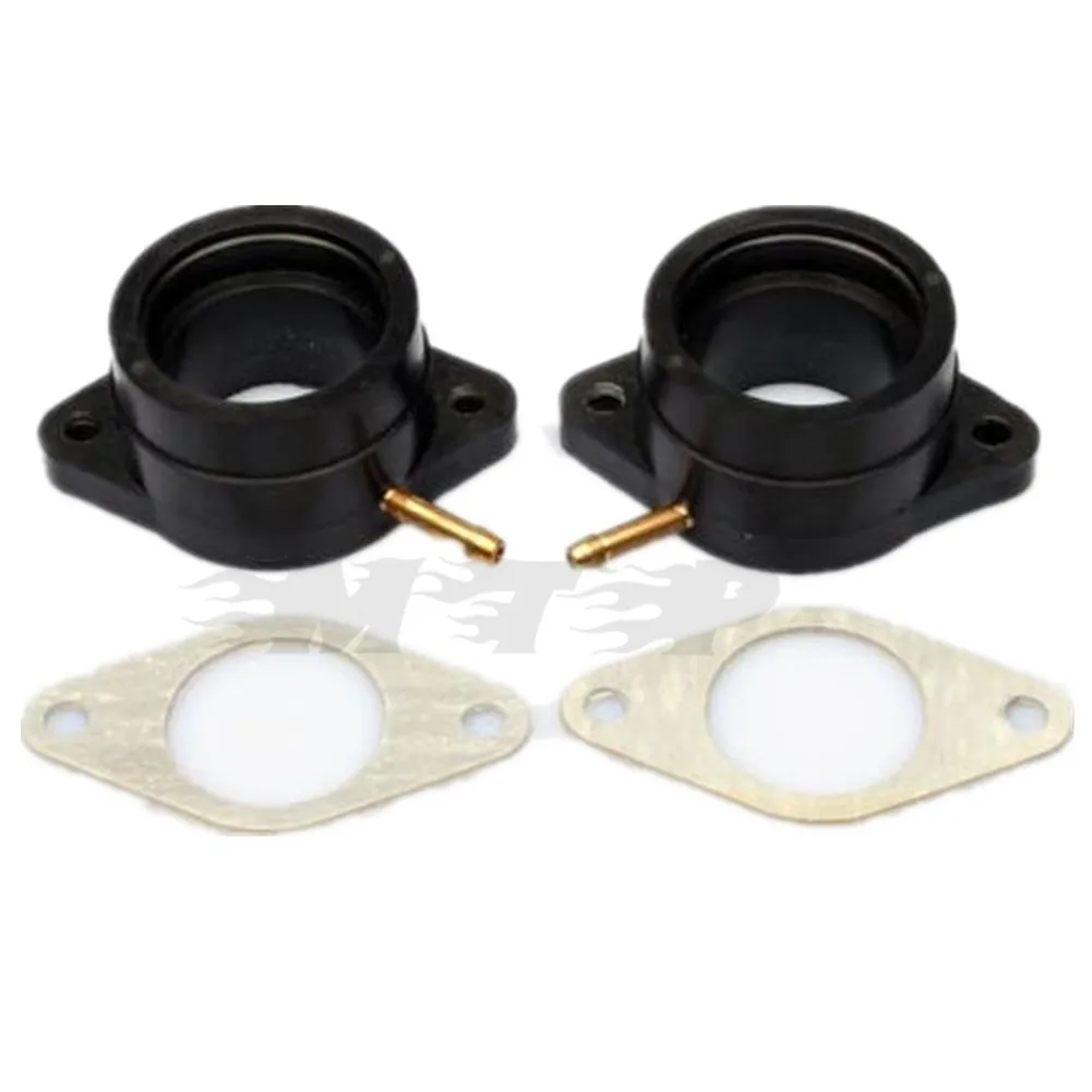 Адаптер интерфейса карбюратора, клей для впускного коллектора для Yamaha XS400 XS 400 1977 - 1982 1978 1979 1980 81, разъем изолятора, 2 шт.