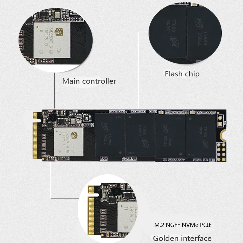 M.2 SSD pcie 128 ГБ 256 512 жесткий диск NVMe PCI-e 120 240 480 внутренний M2 для WIN10 Lenovo Y520/Hp/acer |
