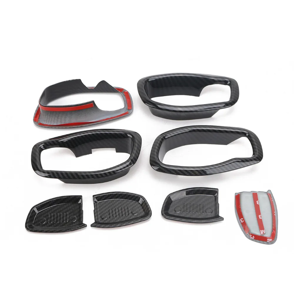 WISENGEAR 1 комплект дверная внутренняя окантовка ручки отделка для Jeep Renegade 2015 2016 2017