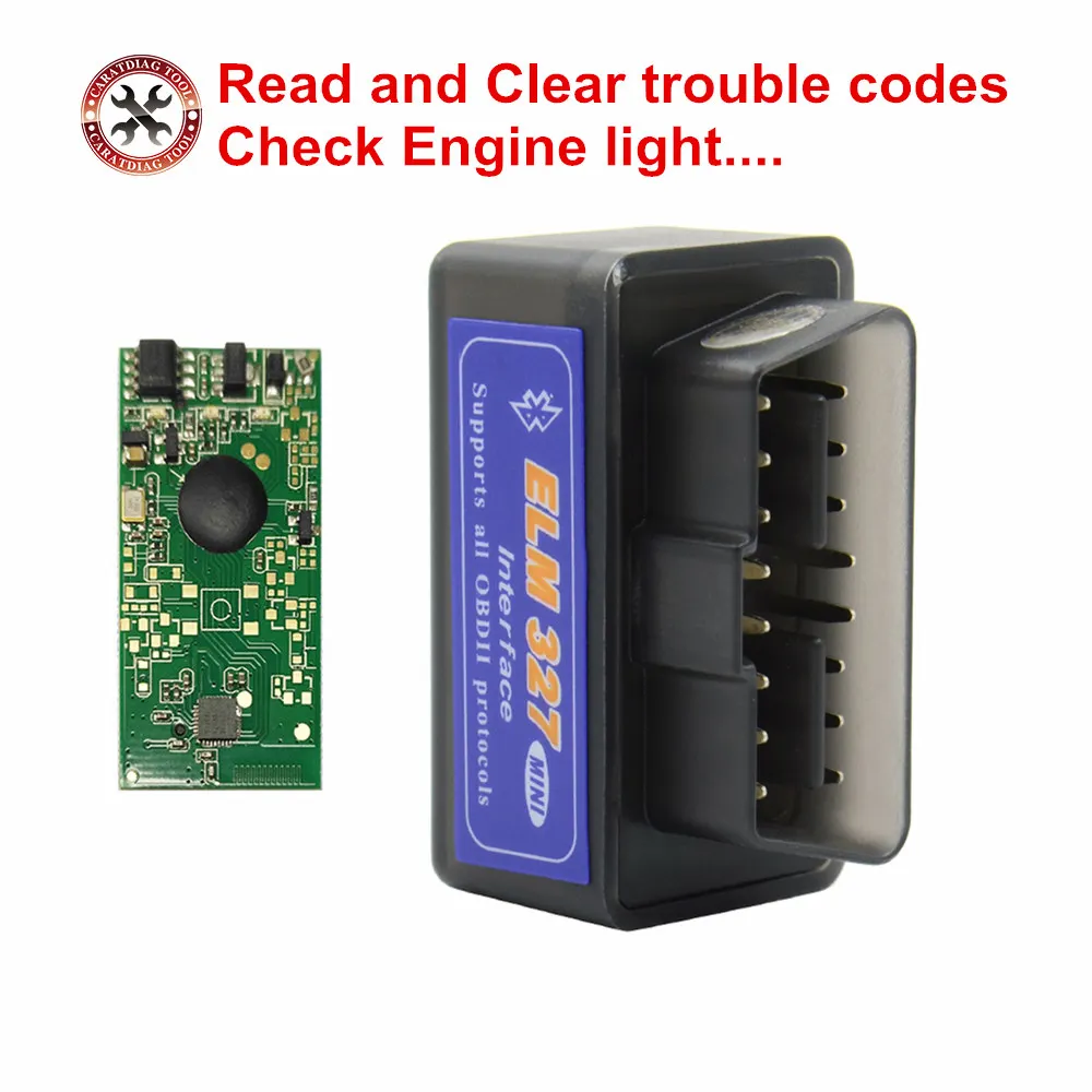 Автомобильный сканер кодов Super Mini Elm327 Bluetooth OBD2 2 1 Elm 327 OBDII адаптер для Android Torque с