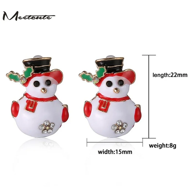 Meetcute Boutique новые модные женские Снеговики милые елки Колокольчик Рождественские