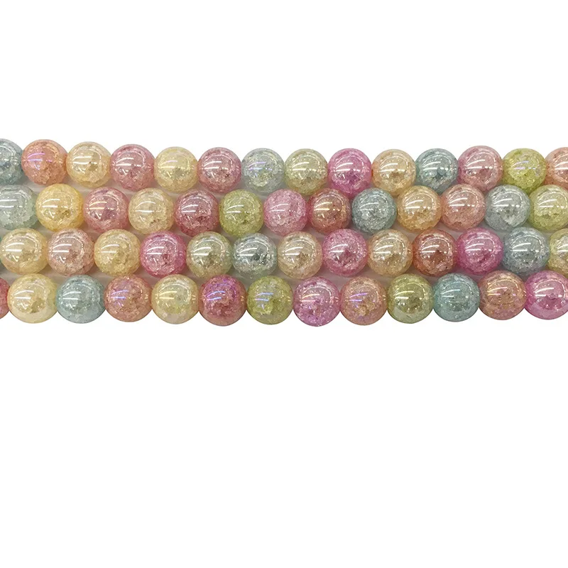 Хит продаж разноцветный турмалиновый круглые бусины из натурального камня с