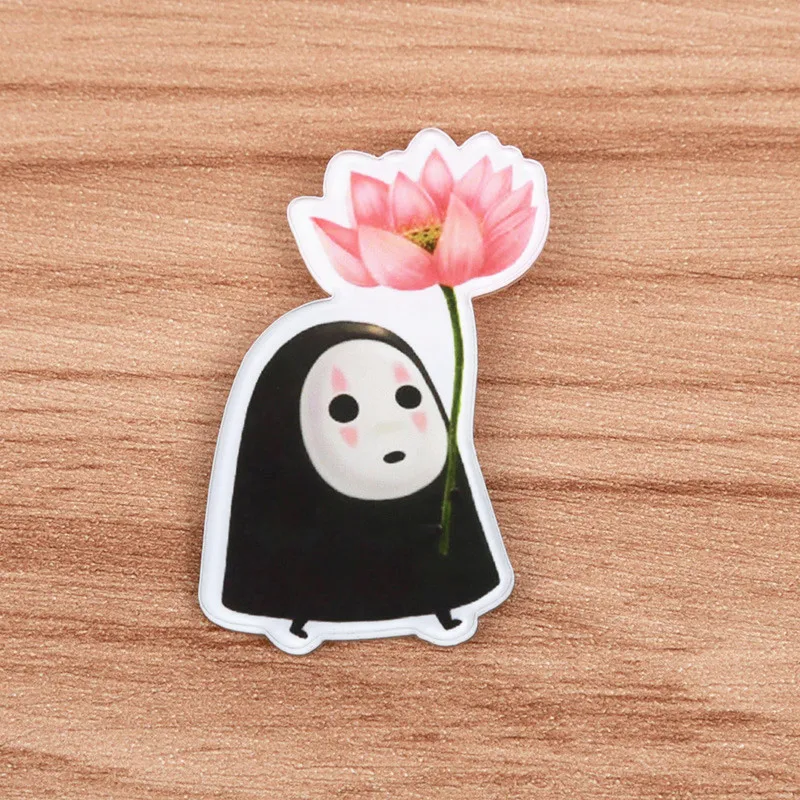 FFFPIN японская аниме брошь Мультфильм Монета без лица Мужской значок Miyazaki Hayao Spirited