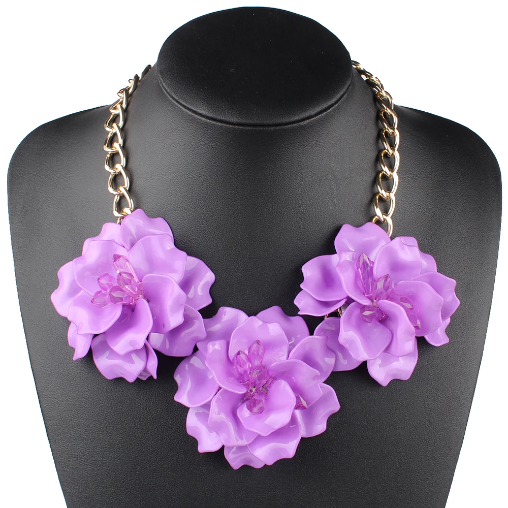 Женская акриловая цепочка чокер с тремя цветами 12 цветов|accessories fashion|fashion