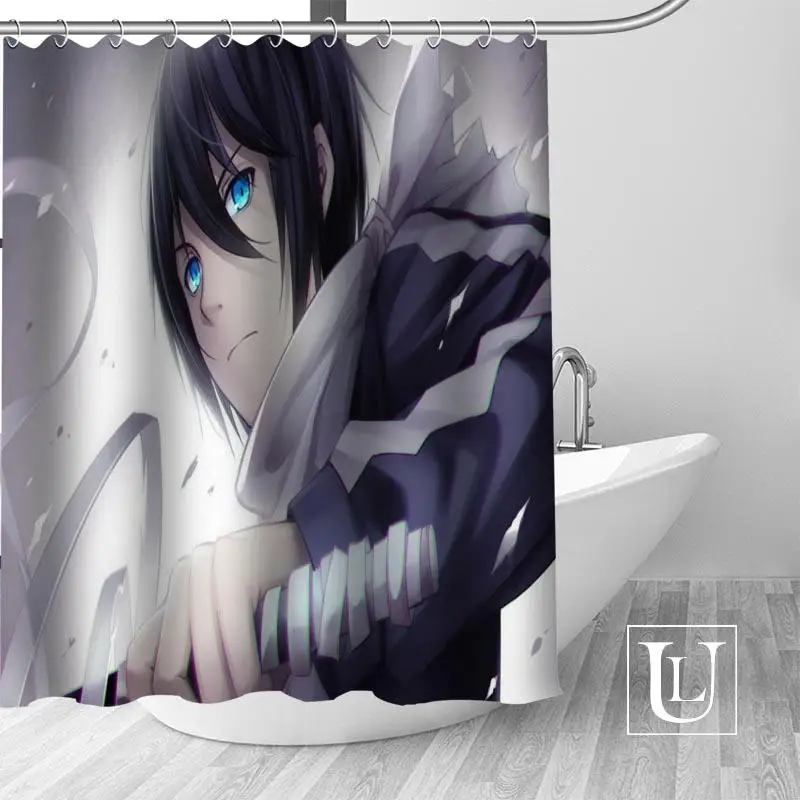 

Best Nice Custom noragami Shower Curtain Personalized pattern Bath Curtain Waterproof Fabric For Bathroom more size