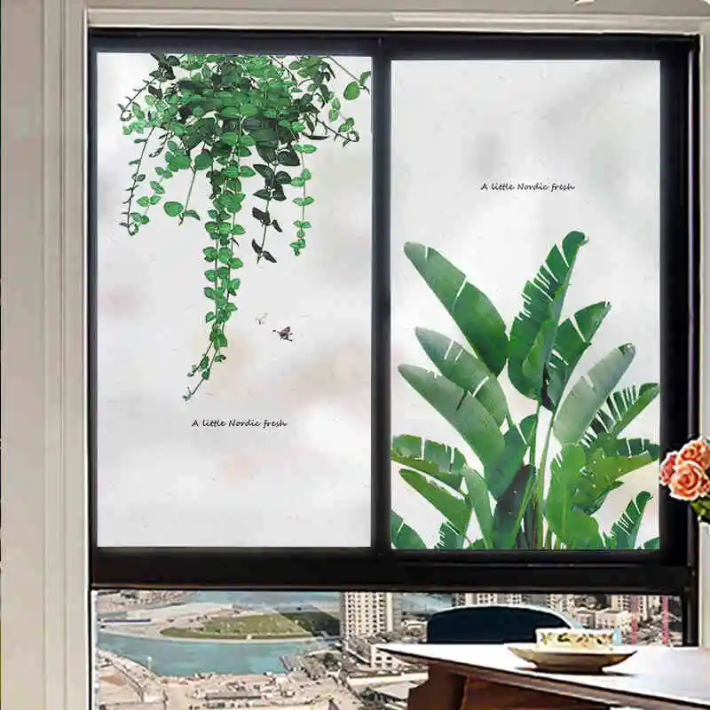 

Static frosted glass sticker film bathroom window sliding door bathroom film anti-transparent anti-light