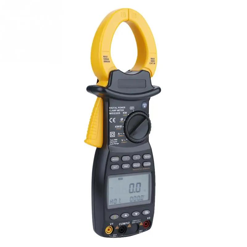 PEAKMETER MS2205 из трех фазовый зажим метр Многофункциональный гармонических Мощность тестер