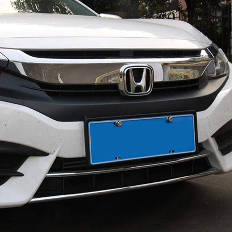 Автомобильный ABS Хром Передний Задний бампер для губ Гриль Крышка