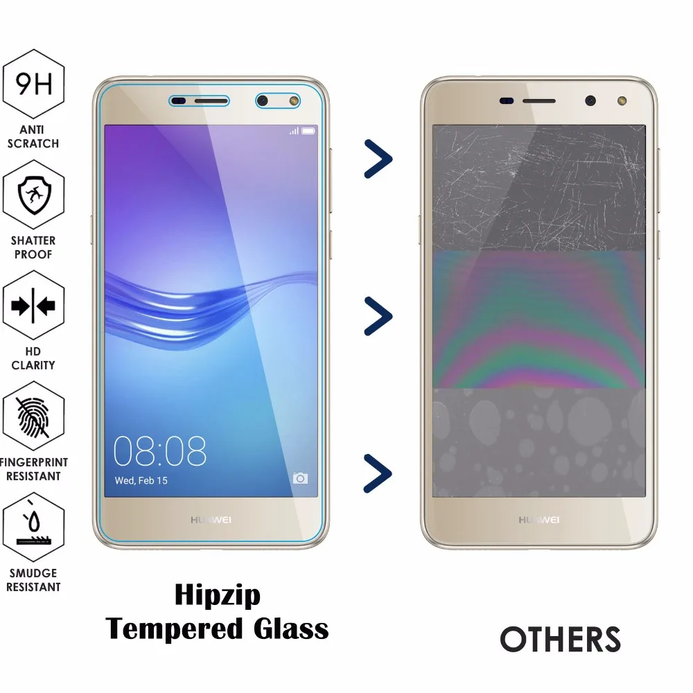 9H 0 26 мм закаленное стекло для HUAWEI Y3 2017 II Защитная пленка экрана Y5 Nova Young Protector|glass for