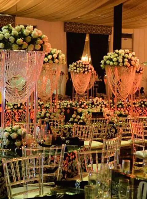 

80cm Tall Wedding Crystal flower stand table centerpiece 4pcs/Lot