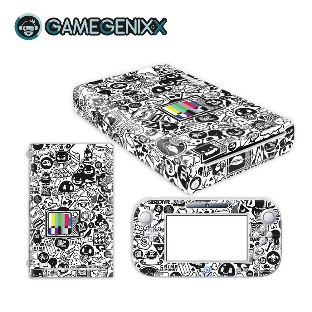 Наклейка на кожу GAMEGENIXX виниловая наклейка защитная упаковка чехол для Nintendo WiiU