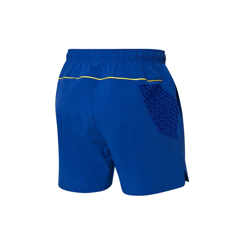 Li Ning мужские шорты для настольного тенниса дышащие обычная посадка синяя