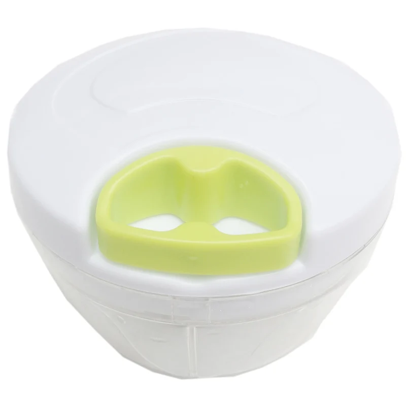 Белый Manual Food Processor Shredder Hand Pull Food Chopper Onion Nuts Grinder Portable Manual Vegetable Kitchen food Meat Chopper Sl - Цвет: Белый
