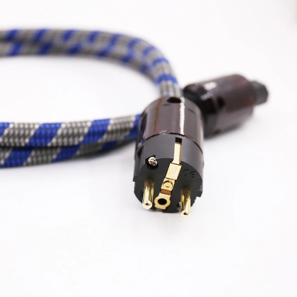 Audiocrast P092 HI End EU Schuko сетевой кабель шнур питания типа OFC медные евро шнуры