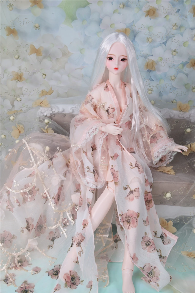 1/3 bjd кукольный костюм, цветочный халат, подходит только 62 см bjd Кукла SD