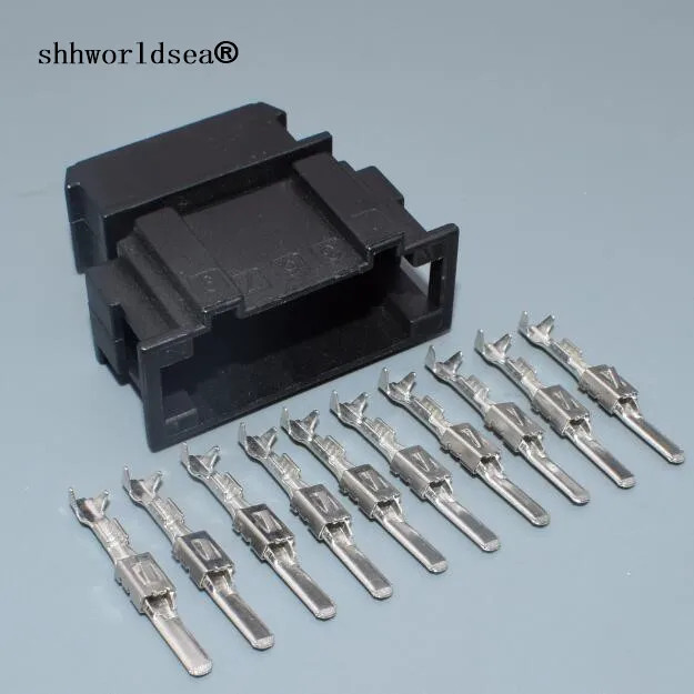 Shhworld 10 pin 2 8 мм Авто Пластиковый корпус штекер 191 972 735 кабель жгут проводов разъем
