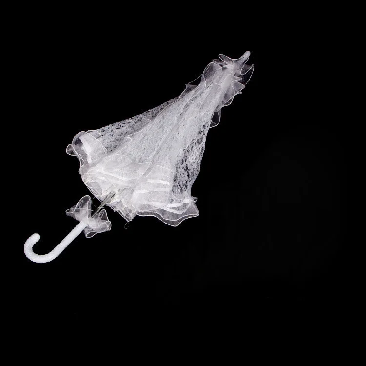 Кружевной зонт Белый Свадебный принцессы невесты декоративный | Дом и сад