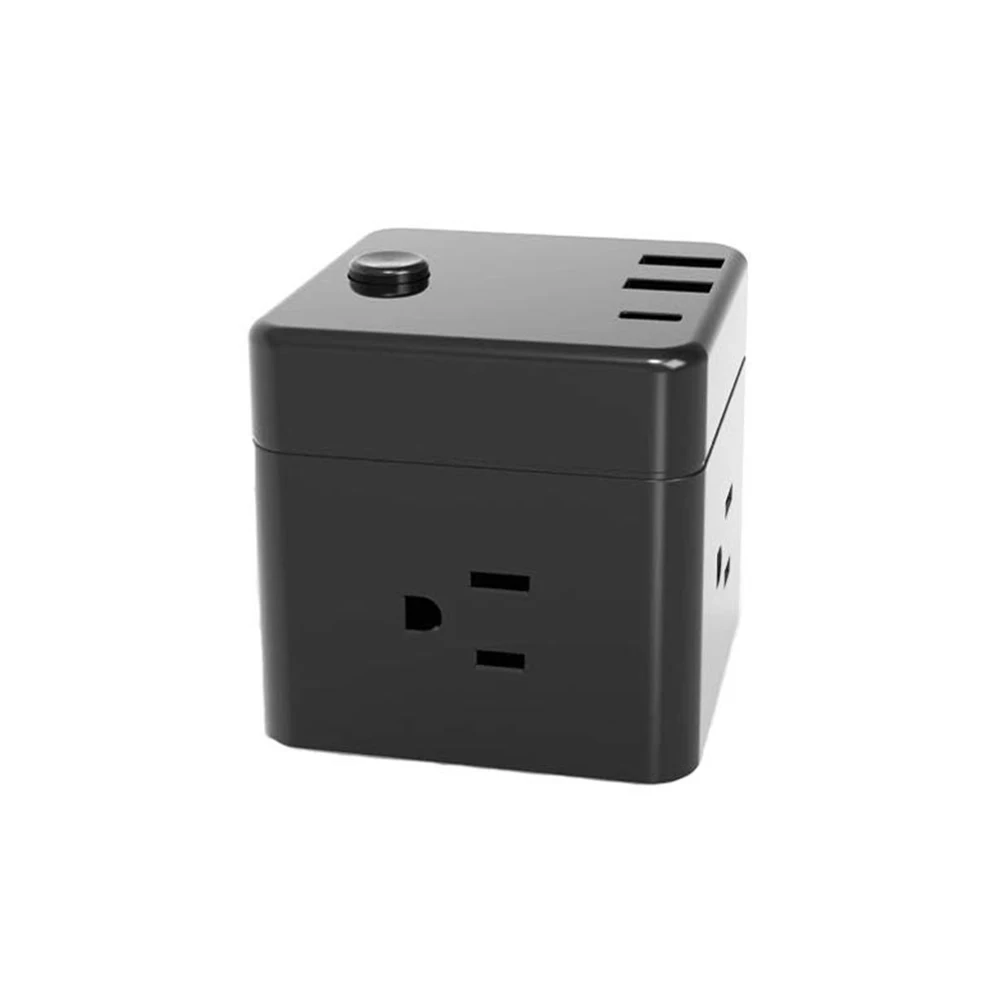 Штепсельная Вилка американского стандарта Компактный Квадратный