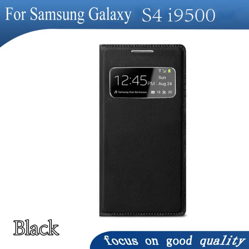 Кожаный чехол FDCWTSSmart для Samsung Galaxy S4 I9500 I9505 тонкий Оригинальный S 4|flip cover|leather caseflip case