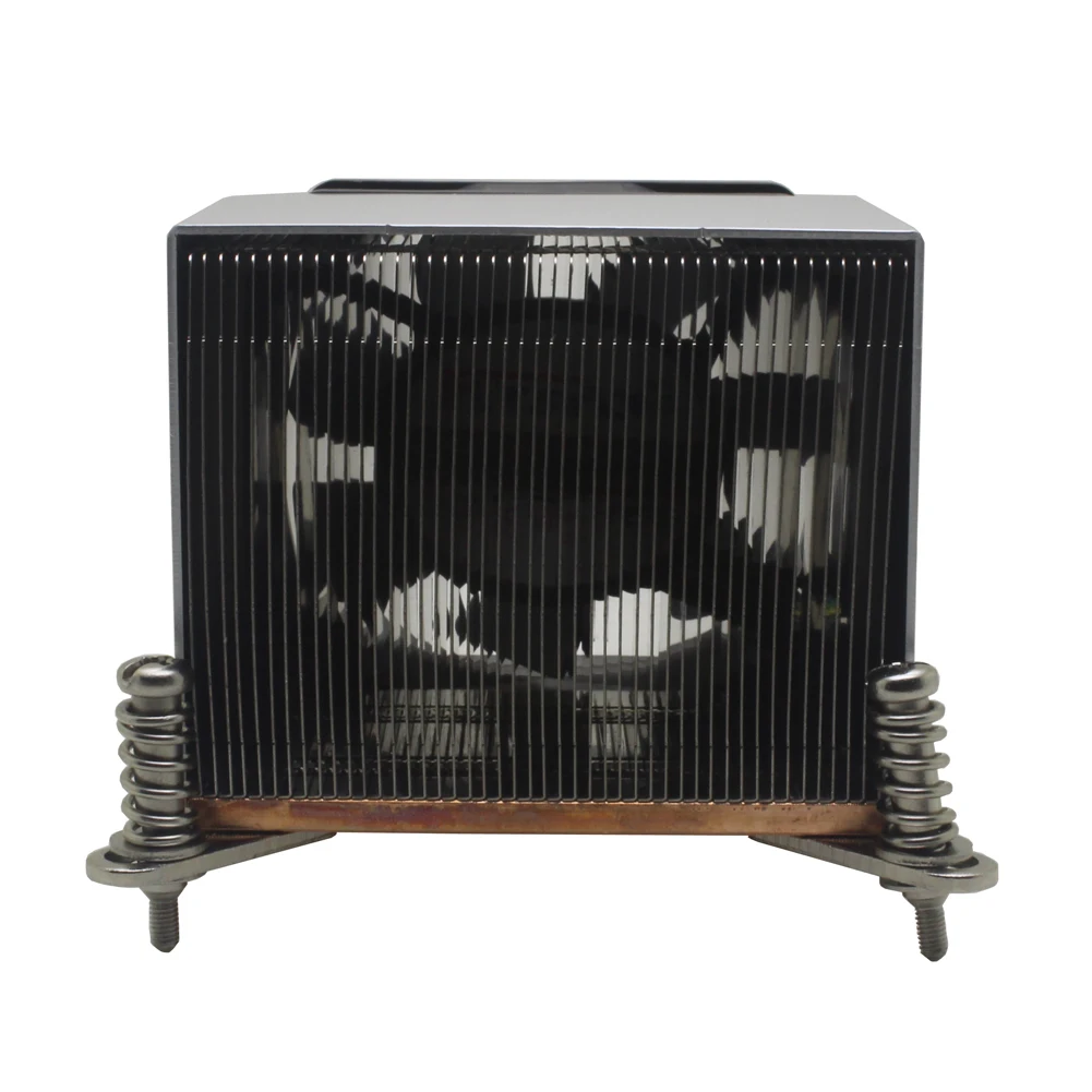 Серверный кулер для ЦП 2U с медным основанием и алюминиевым теплоотводом