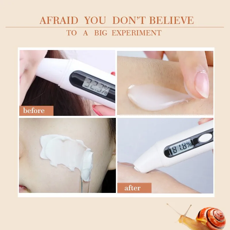 

Snail Repair Face Cream Anti-Wrinkle Face Moisturizing Whitening Anti-Aging Facial Skin Care New