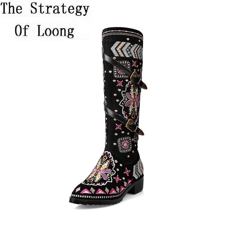 Женские ботинки на сезон осень зима низком каблуке из натуральной зернистой кожи