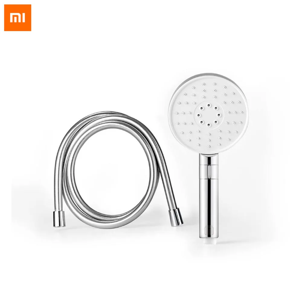 shower head and hose Xiaomi Mijia Dabai ручная душевая головка набор 360 градусов 120 мм 53 отверстие для воды ПВХ материал мощный массажный душ 3 режима - Цвет: shower head and hose