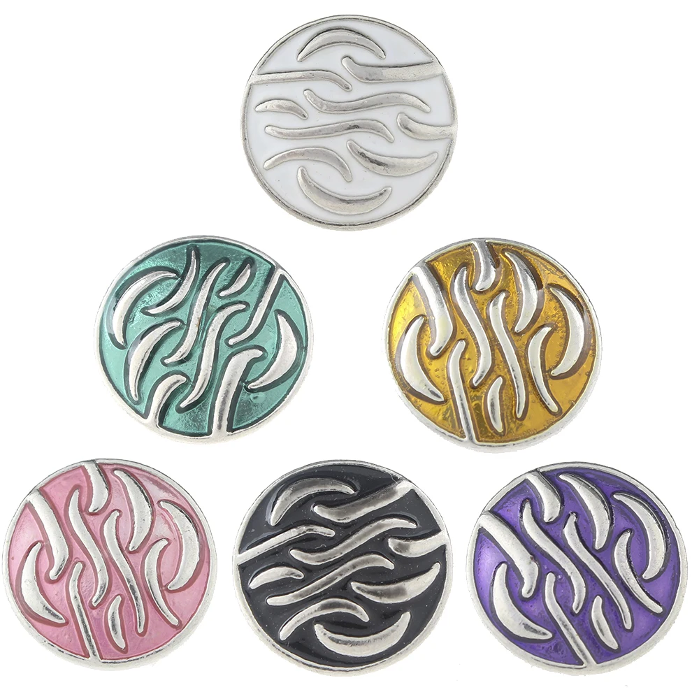 

JaynaLee 18-20mm Metal Ginger Snap Button Fit Ginger Snaps Bracelets Jewelry for women men gifts GJS4554