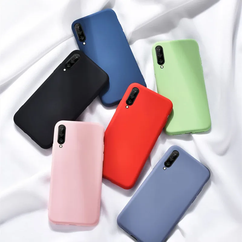 Case For Samsung A10 A50 A70 A40 Bumper Liquid Silicon Cover On Galaxy A 50 70 A30 |