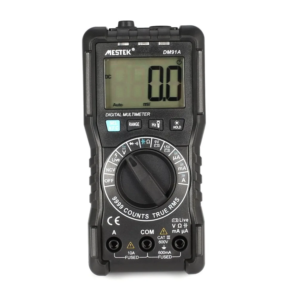 MESTEK мини цифровой мультиметр 9999 отсчетов истинный RMS Авто Диапазон AC/DC Вольт