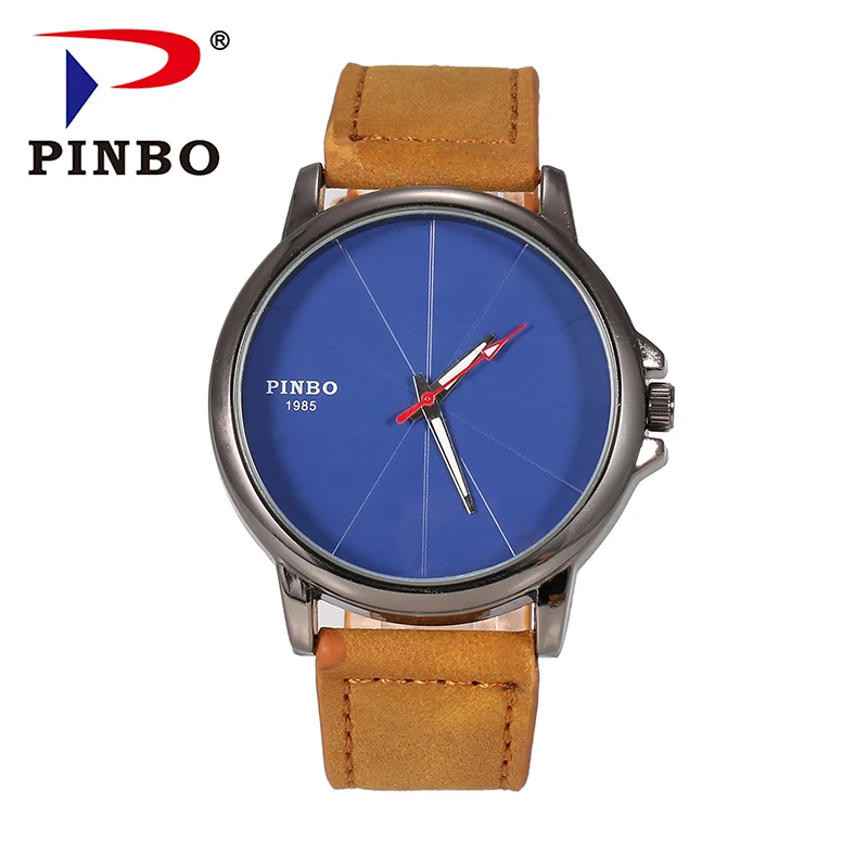 PINBO новинка 2019 модные брендовые спортивные кварцевые часы для мужчин высокое