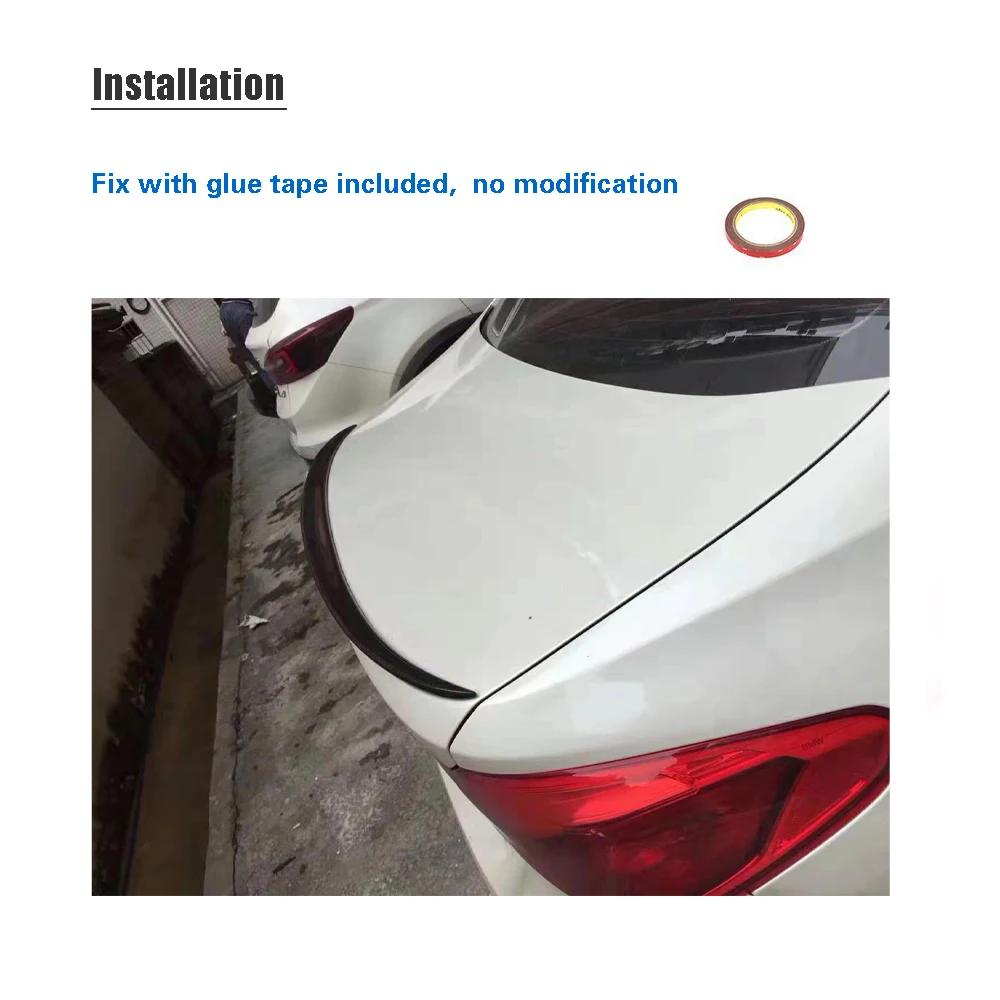Спойлер заднего багажника из углеродного волокна для BMW F10 F18 седана M Sport G30 G38 2018 2019