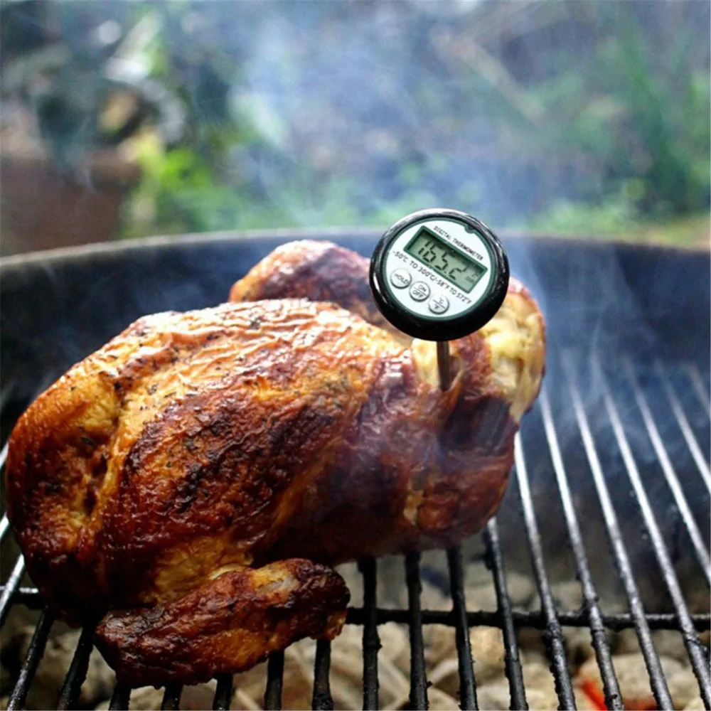 Kitchen Digital BBQ Food Thermometer Meat Cake Candy Fry Grill Dinning Household Cooking Gauges | Дом и сад
