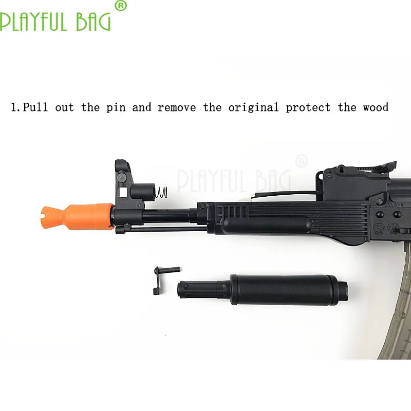 Открытый CS CP-AK105/74 Водяная бомба модификация Тактический защитить деревянный сердечник 3D печать внешний вид модифицированные аксессуары KJ27