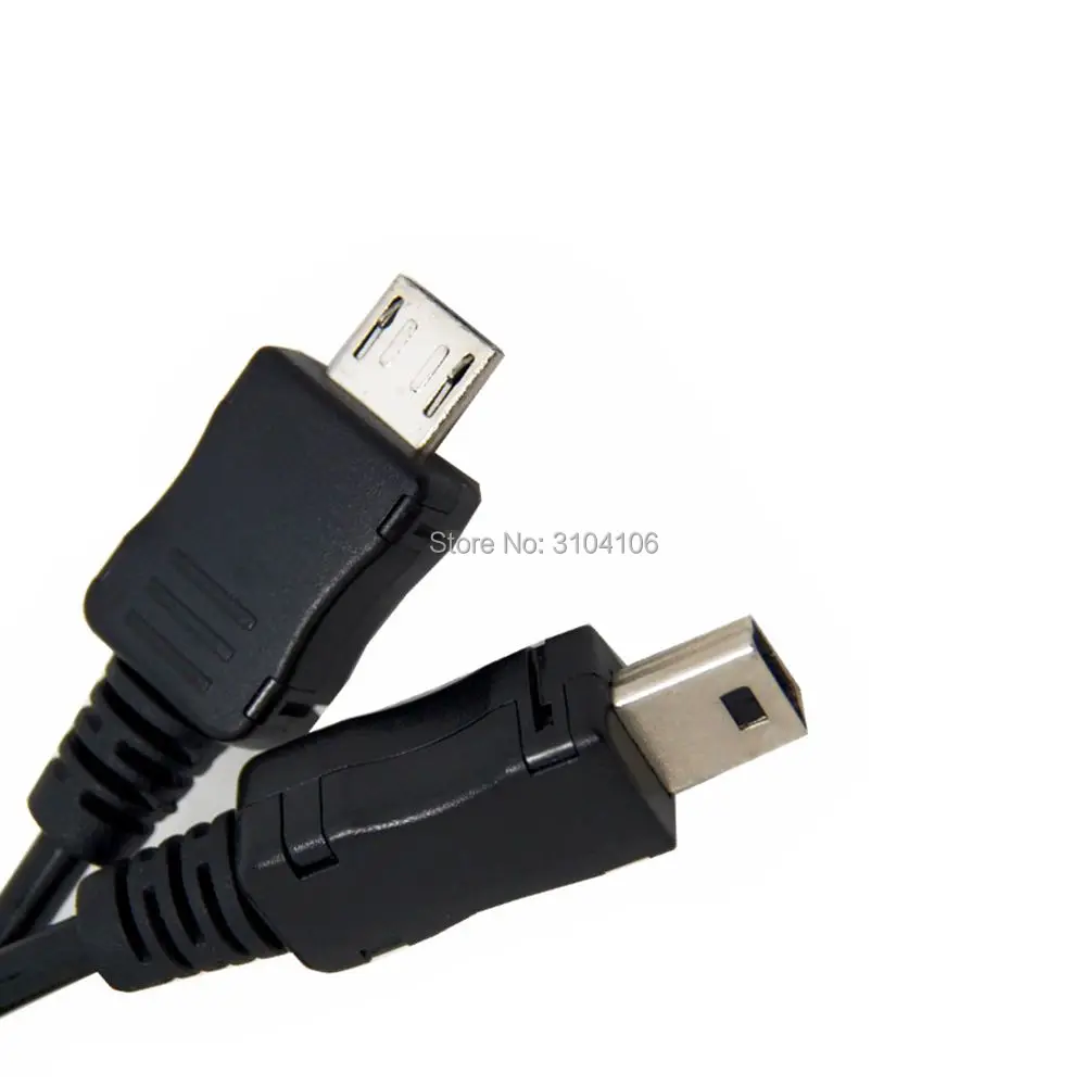 Спиральный кабель-переходник Micro USB B/Mini 5 Pin New-3FT 1 м спиральный | Электроника