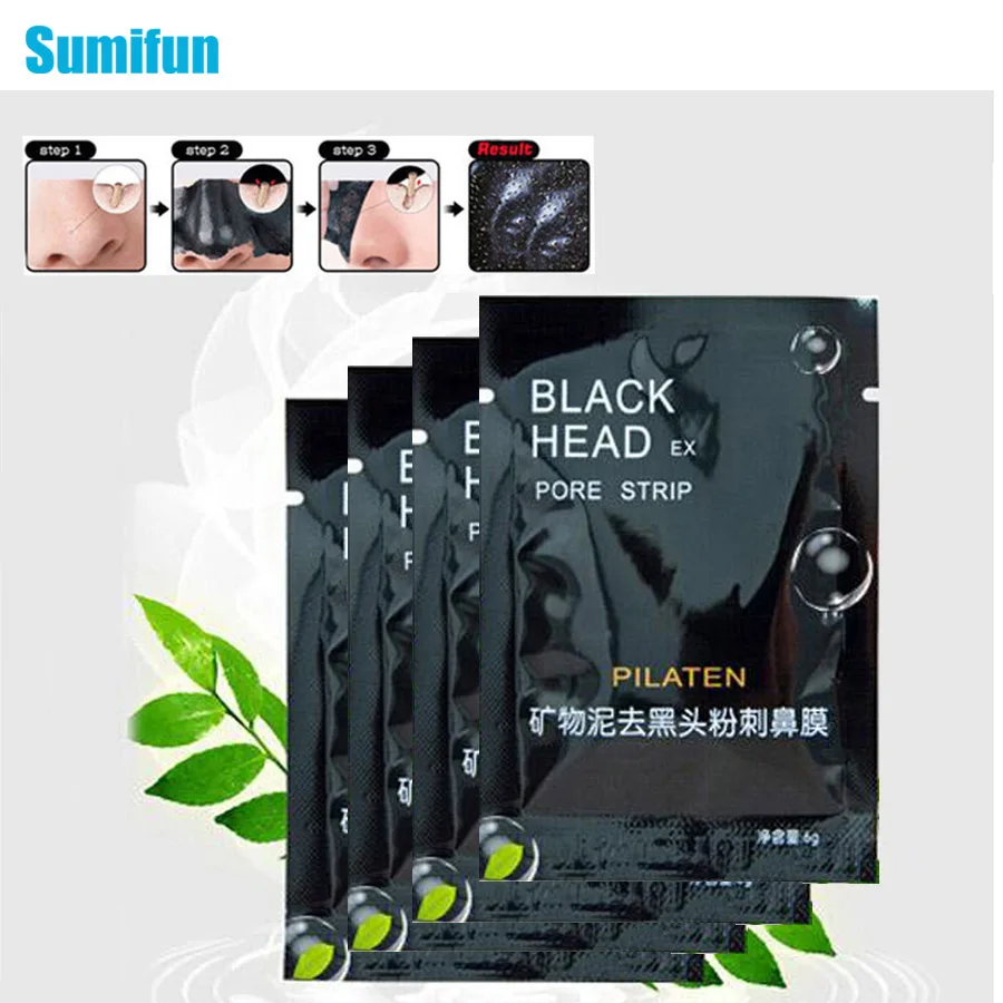 Sumifun 30 шт. черных точек черный уход за кожей лица патч полоски для удаления поры