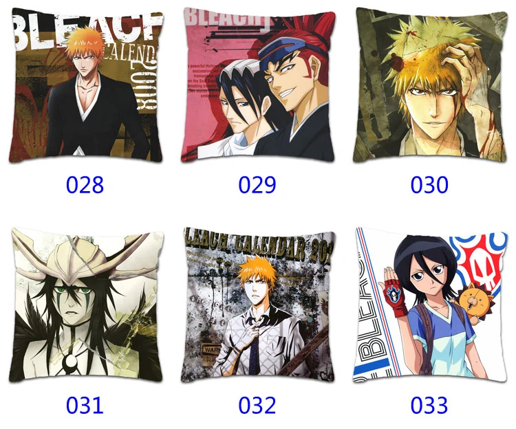 Новый двухсторонний чехол с аниме рисунком отбеливатель Kurosaki ichigo наволочка для