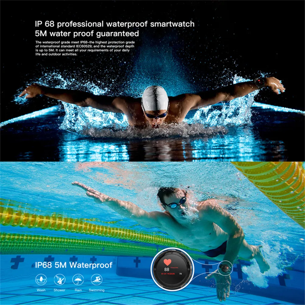 AllCall W2 Смарт спортивные часы c GPS Bluetooth Wifi 16G rom 3g вызов отправка сообщения Smartwatch водонепроницаемый монитор сердечного ритма