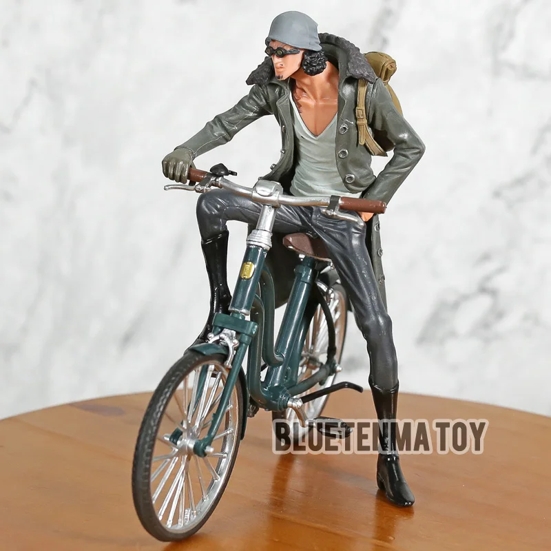 One piece Navy Senior General Aokiji Kuzan& Bicycle ПВХ аниме фигурка коллекция модель куклы игрушки подарок