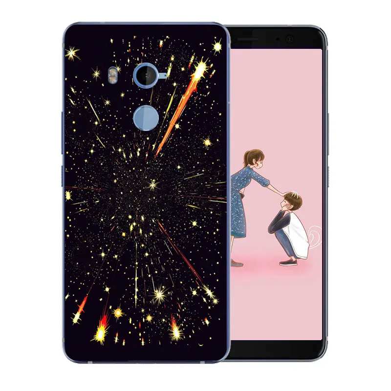 Чехол для телефона HTC U11 Plus Capa Новый Идеальный дизайн с рисунком тигра задняя