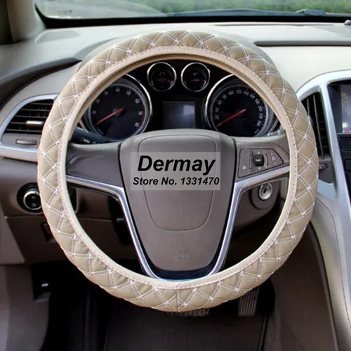 ПРОДАЖА завода ПУ Кожаный Чехол на Руль Новый Корейский Плед для Авто Автомобиль