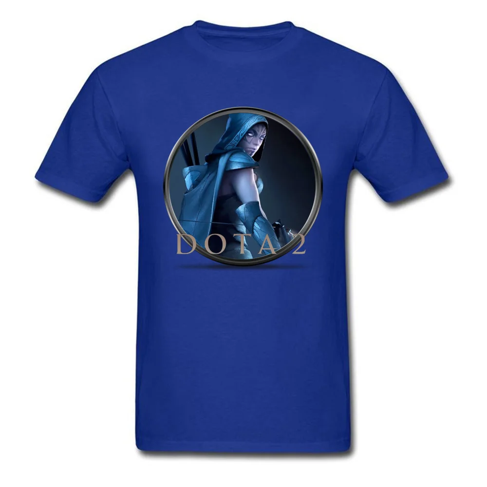 Топ с принтом для геймера Dota 2 футболки высокого качества круглым вырезом 100%