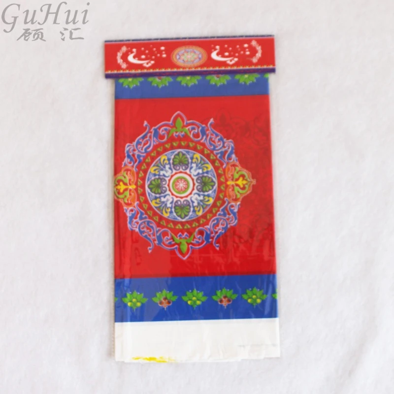 5Pcs 108X180cm Plastic Table Cloth Eid Rozah Festival Arabic Muslims Ramadan For Event Party Dining Decor Supplies Disposable | Дом и сад