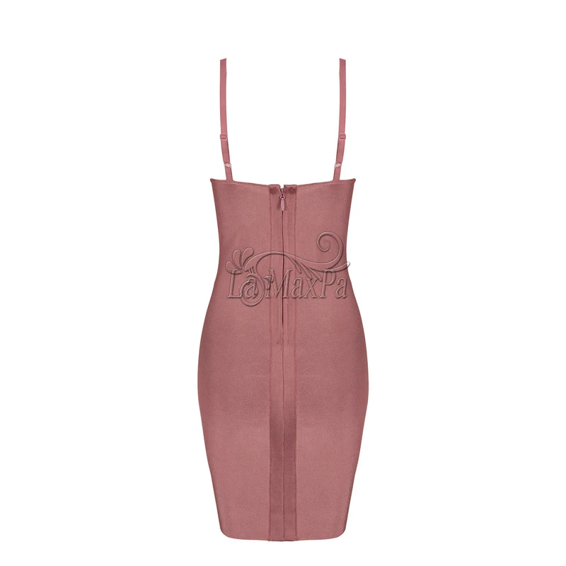 2019 шикарное женское новое летнее платье с двойными бретельками и Бандажное из